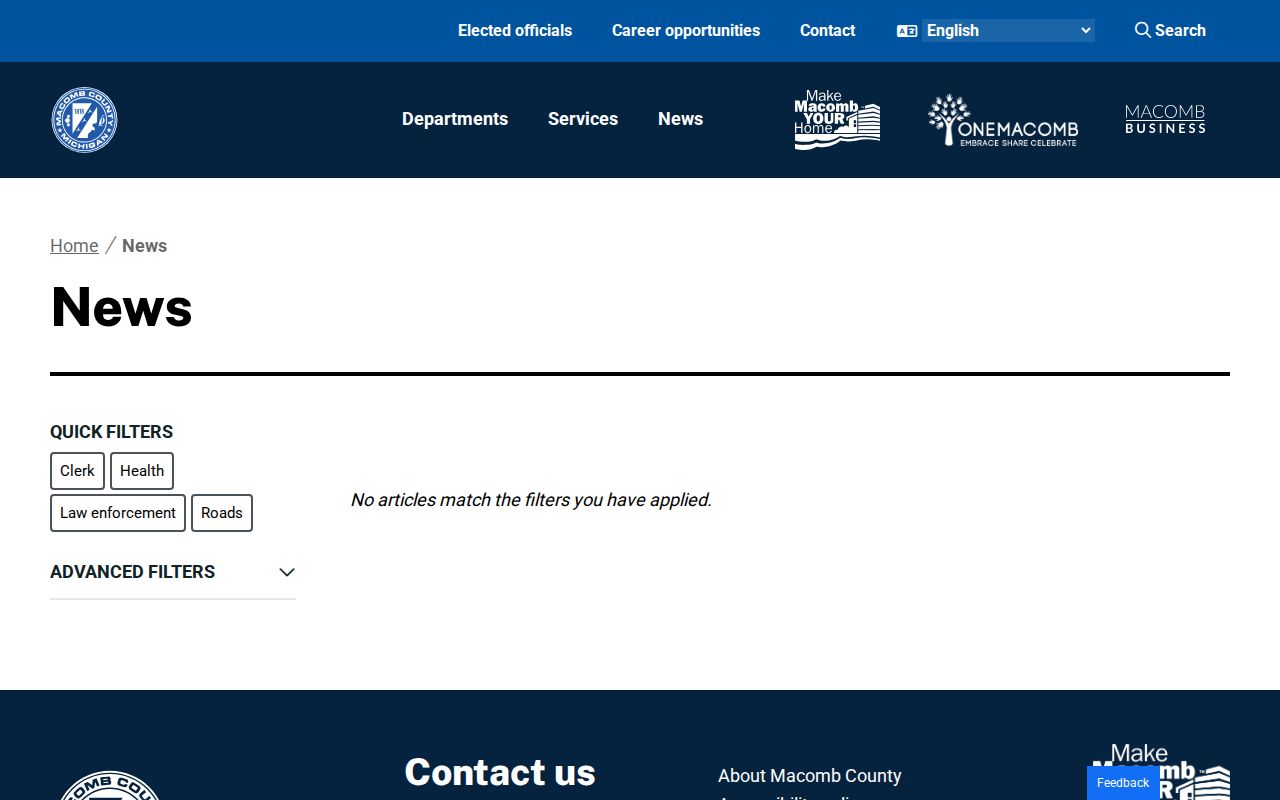 Macomb County official crime-news and booking-record source